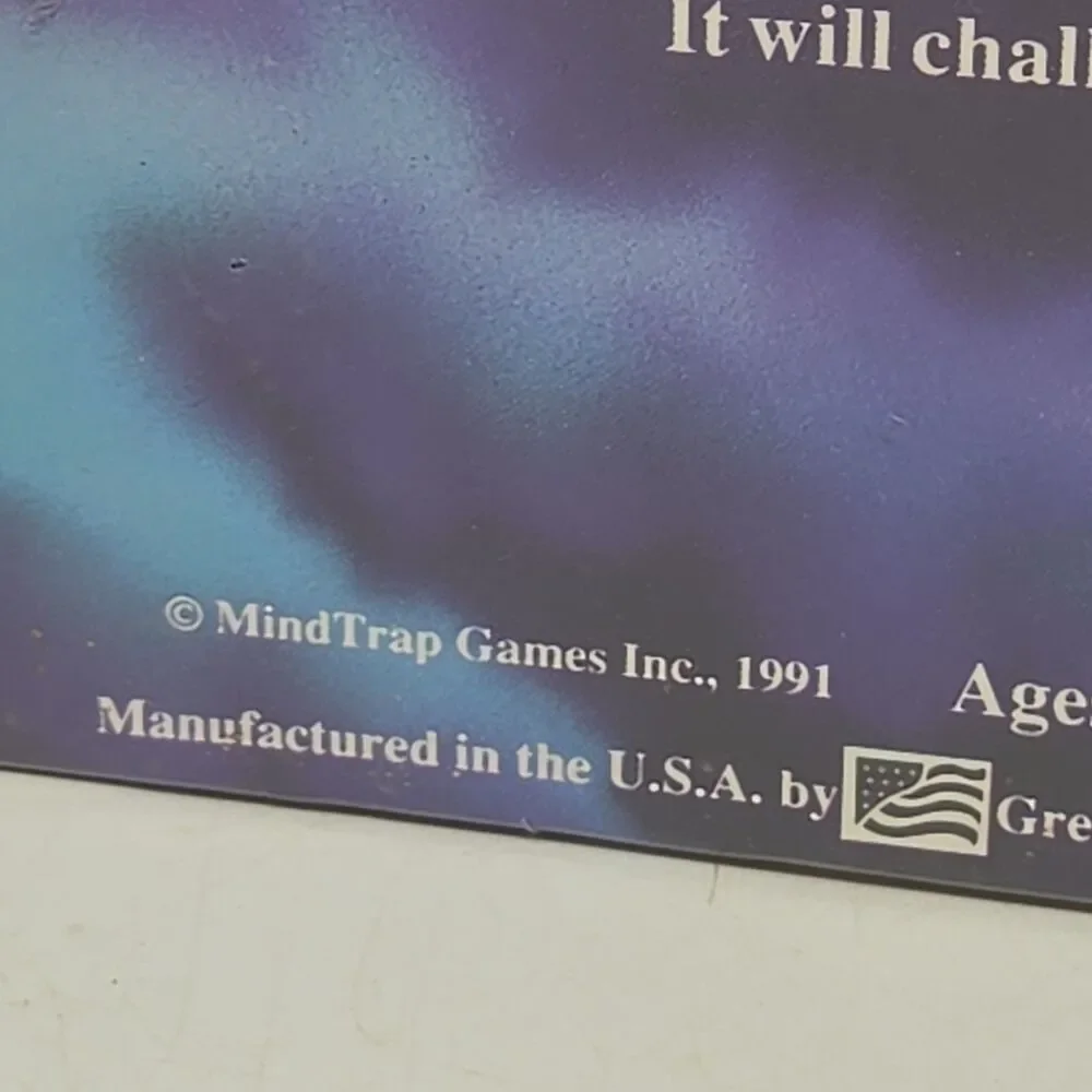 Mindtrap Game - Original 1991 Vintage Family Card Game Sealed